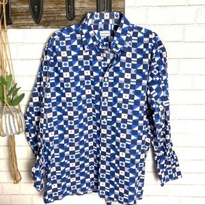 Men’s Maus & Hoffman Star Button Down Shirt size XL